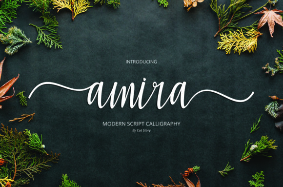 Amira: A Friendly Handwritten Font for Web Design