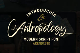 Anthropology: A Friendly Handwritten Font for Web Design