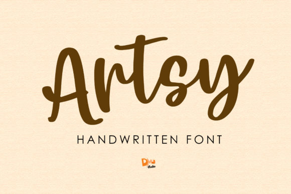 Artsy: A Modern Handwritten Font for Editorial Design