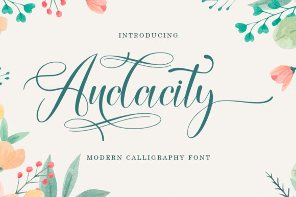 Audacty: A Friendly Handwritten Font for Makers