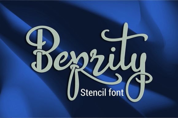 Beprity Stencil Font Review for Web Design