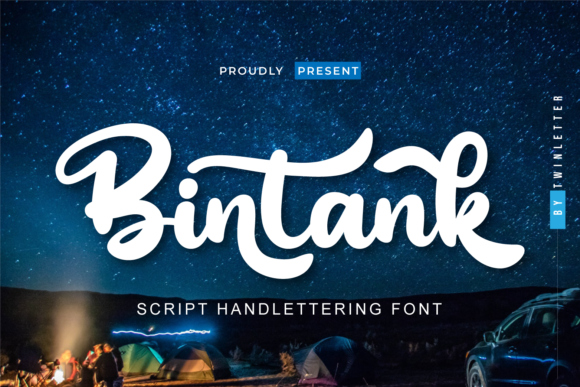 Bintank Font Review: Playful Script for Branding