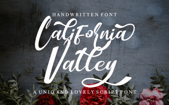 California Valley: A Handwritten Font for Makers