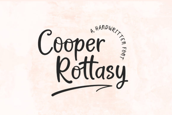 Cooper Rottasy: A Handwritten Font for Social Campaigns