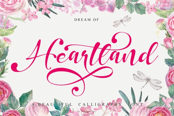 Dream of Heartland: A Warm Handwritten Typeface