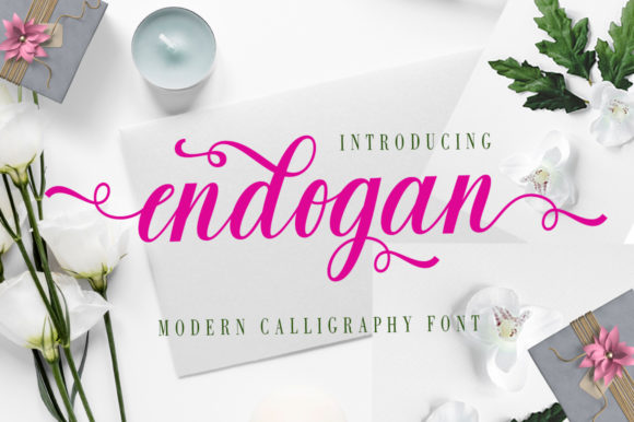 Endogan: A Friendly Handwritten Font for Crafters