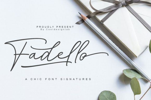 Fadello: The Script Font for Handmade Brands