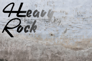 Heavy Rock Font Review: A Bold Brush Script for Branding