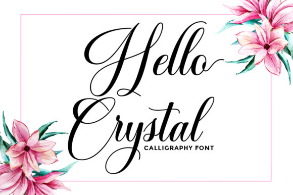 Hello Crystal: A Handwritten Font for Makers