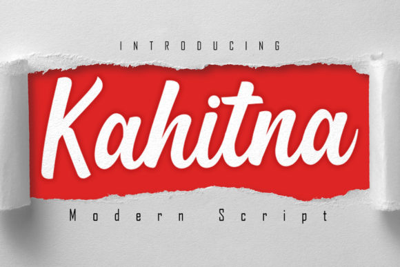 Kahitna: A Handwritten Font for Authentic Branding