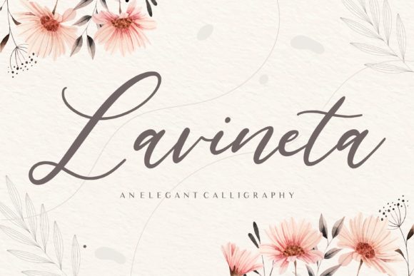 Lavineta: A Handwritten Typeface for Warm Branding