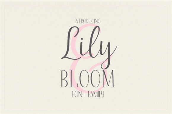 Lily Bloom: The Versatile Typeface for Modern Campaigns