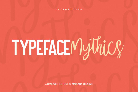 Mythics Typeface: Editorial Design Power