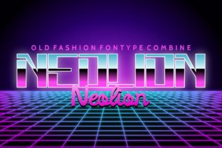 Neolion Duo: A Retro-Futuristic Typeface for Modern Brands