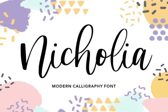 Nicholia Font Review: A Friendly Handwritten Typeface