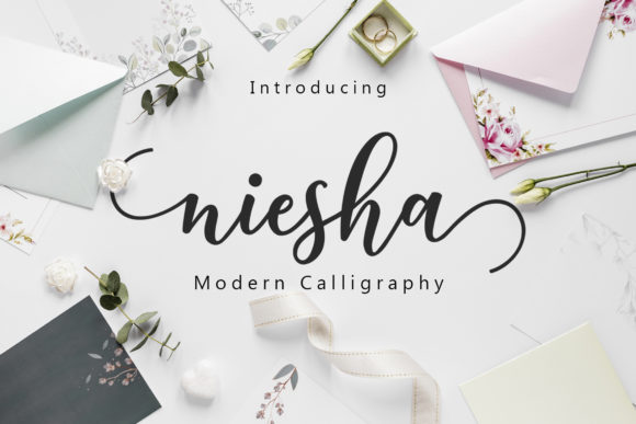 Niesha: A Handwritten Font for Warm Editorial Design