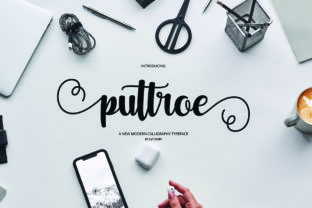 Puttroe: A Handwritten Font for Warm Branding
