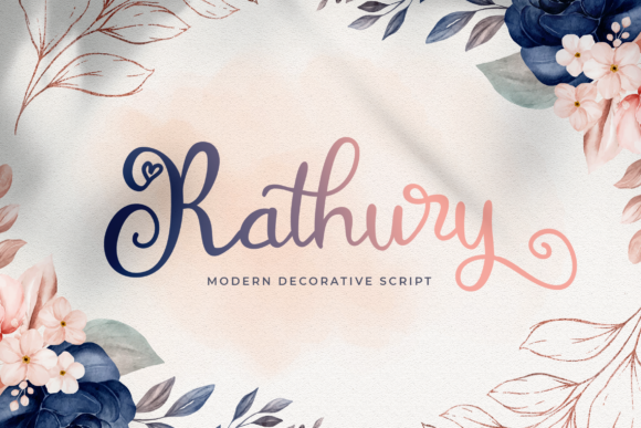 Rathury: A Modern Handwritten Font for Branding